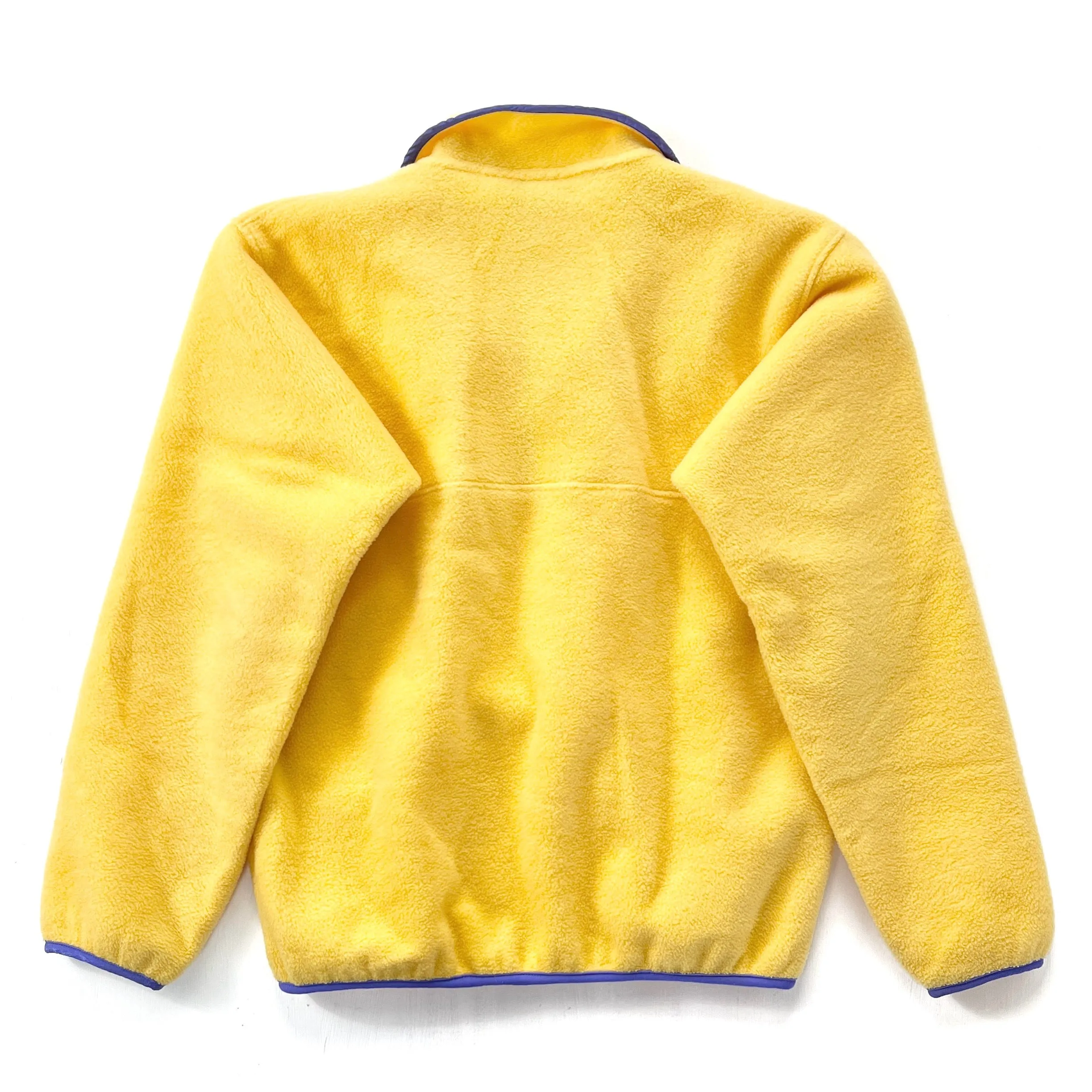 1989 Patagonia Made In The U.S.A. Synchilla Snap-T, Yellow (M)