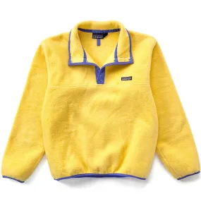 1989 Patagonia Made In The U.S.A. Synchilla Snap-T, Yellow (M)