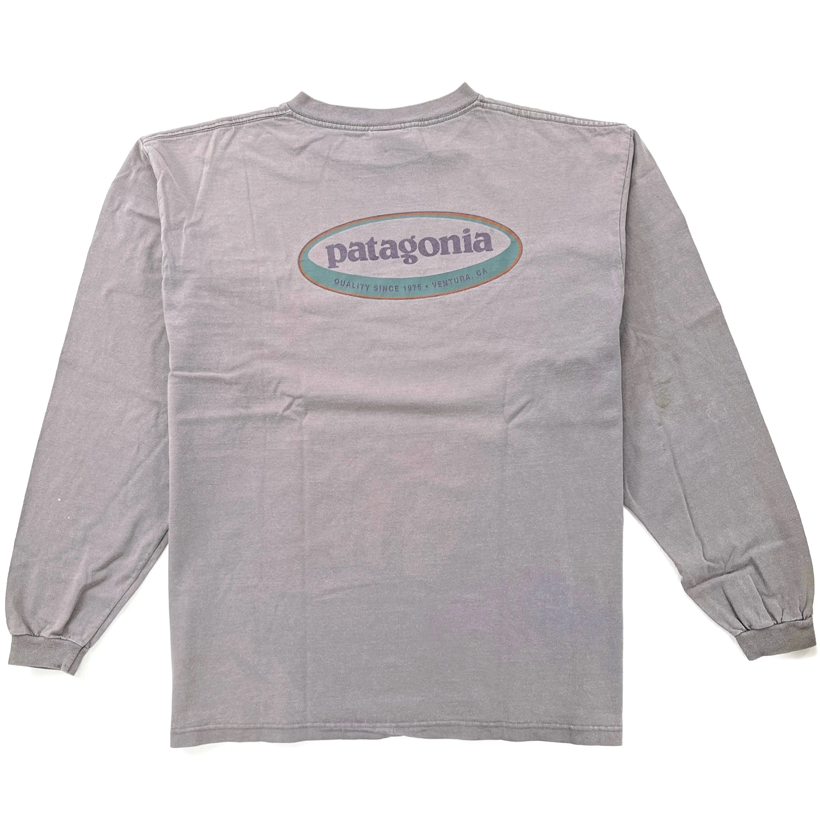 1990s Patagonia Made In The U.S.A. Organic Cotton T-Shirt, Purple (L)