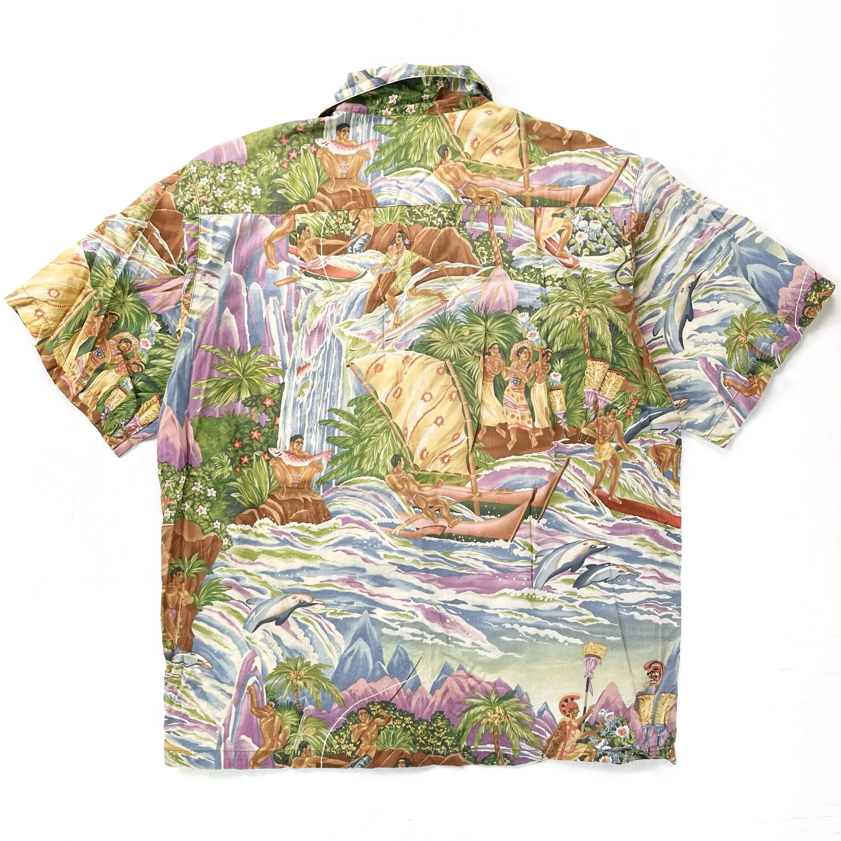 1994 Patagonia Limited Edition Pataloha Print Shirt, Paradise (M)