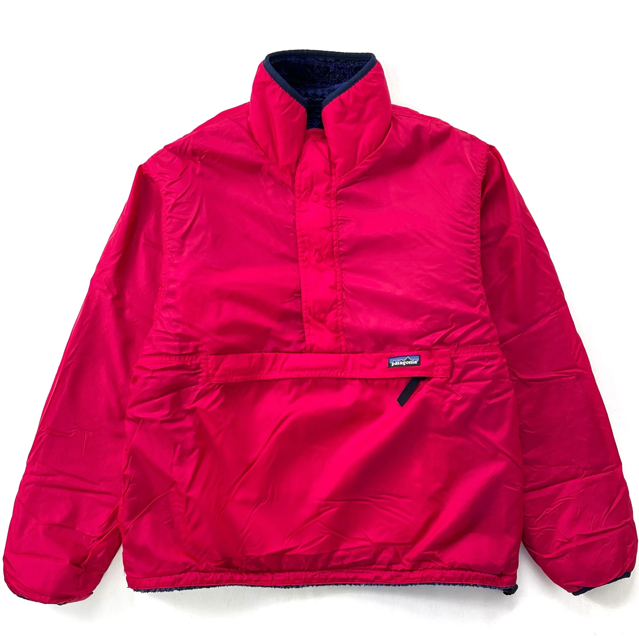 1996 Patagonia Reversible Deep Pile Glissade Pullover, Sarasa (M)