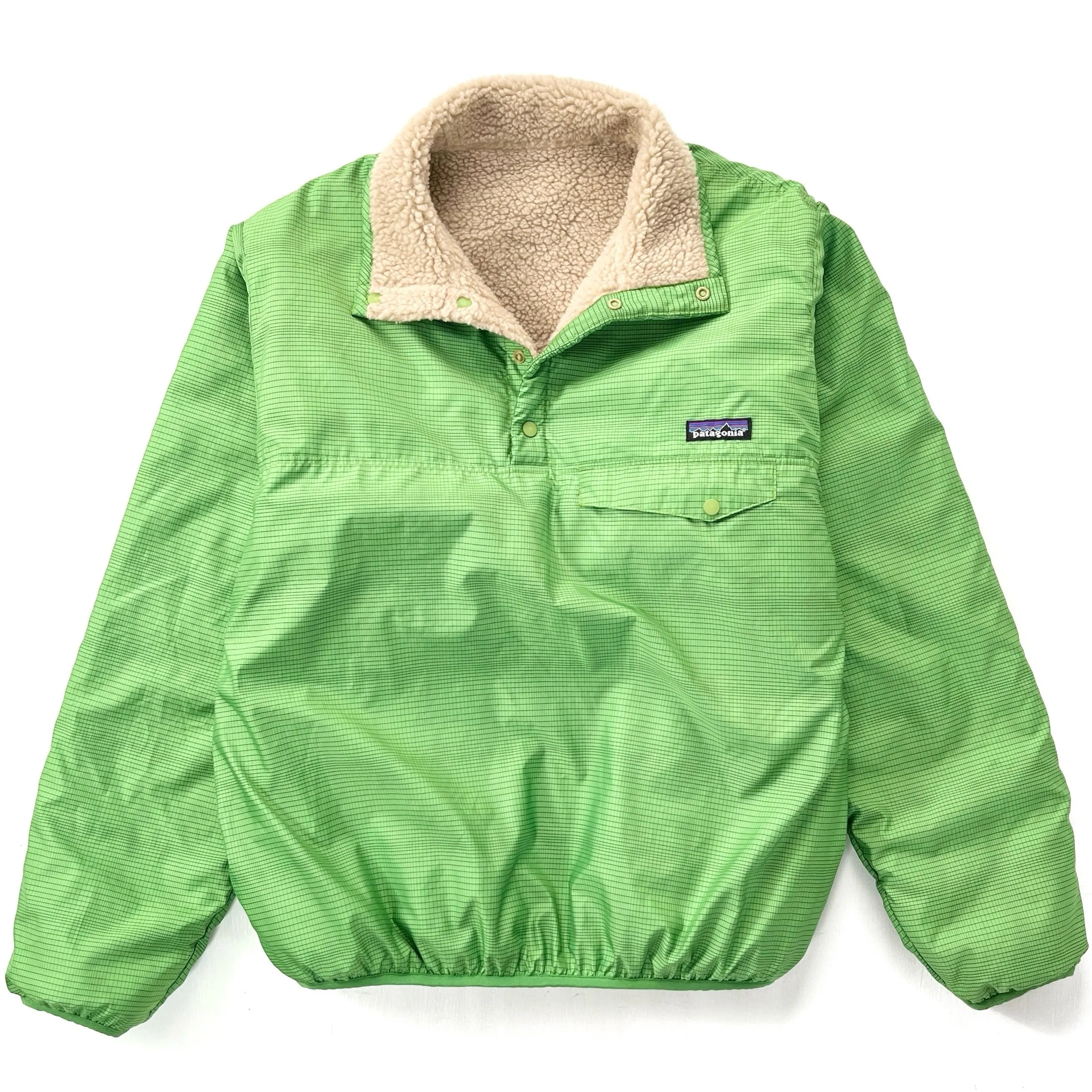 2007 Patagonia Reversible Deep Pile Snap-T Glissade Pullover (S)