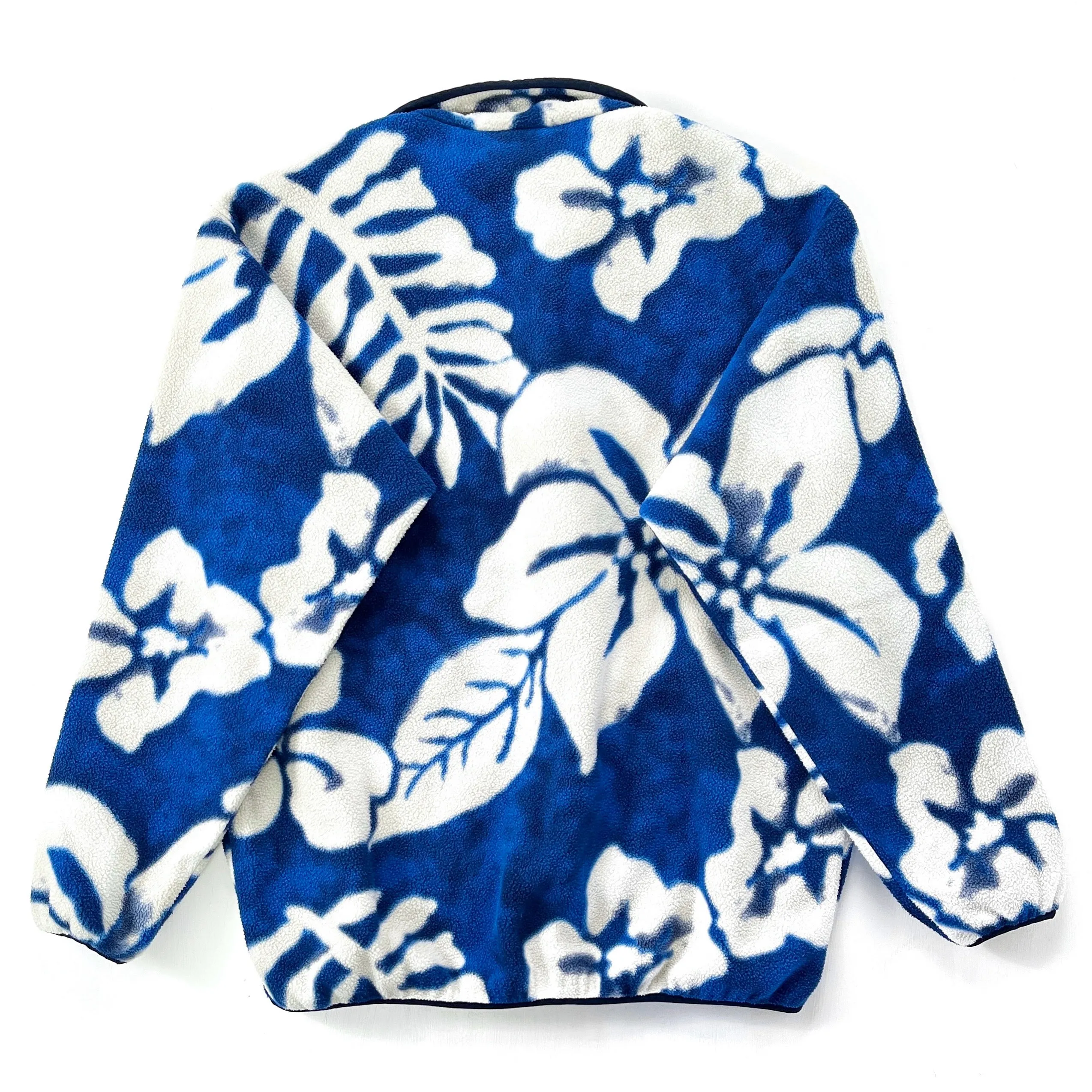 2015 Patagonia Printed Synchilla Snap-T, Spice Garden: Blue (L)