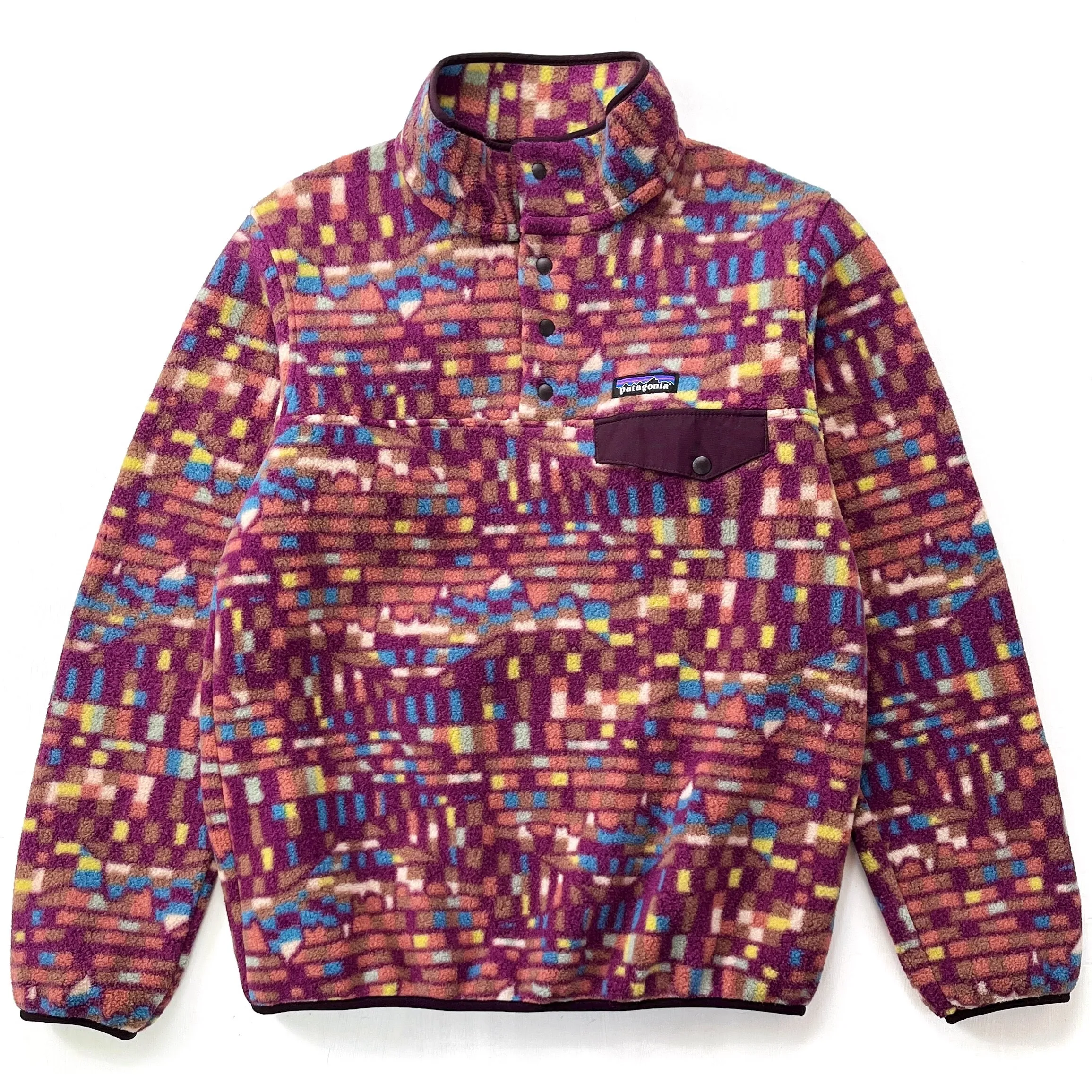 2023 Patagonia Womens Synchilla Snap-T, Fitz Roy Patchwork (S)