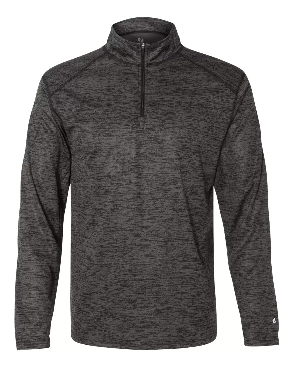 4172 Badger Adult Adult Tonal Blend Performance Quarter-Zip Long-Sleeve Pullover SKU: 4172