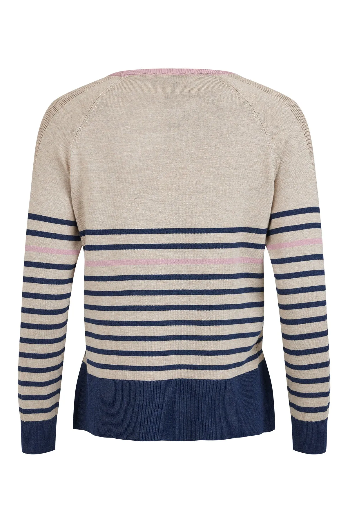 6938 - Strip Print Pullover - Sunday