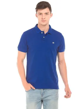 Aeropostale Solid Pique Polo Shirt