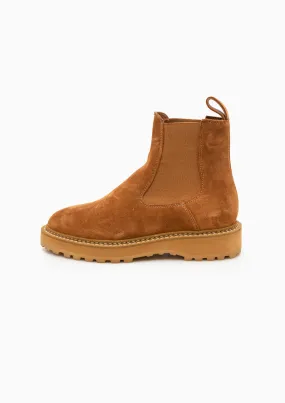 Alberone Chelsea Boot | Cognac Suede