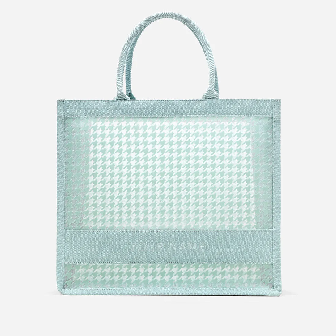 Alyssa Houndstooth Tote Bag