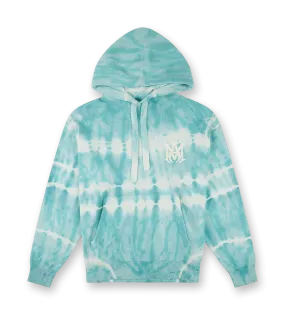 Amiri    Sea Blue Tie Dye Hoodie