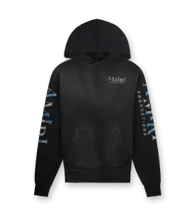 Amiri    Theatre Masks Hoodie Black