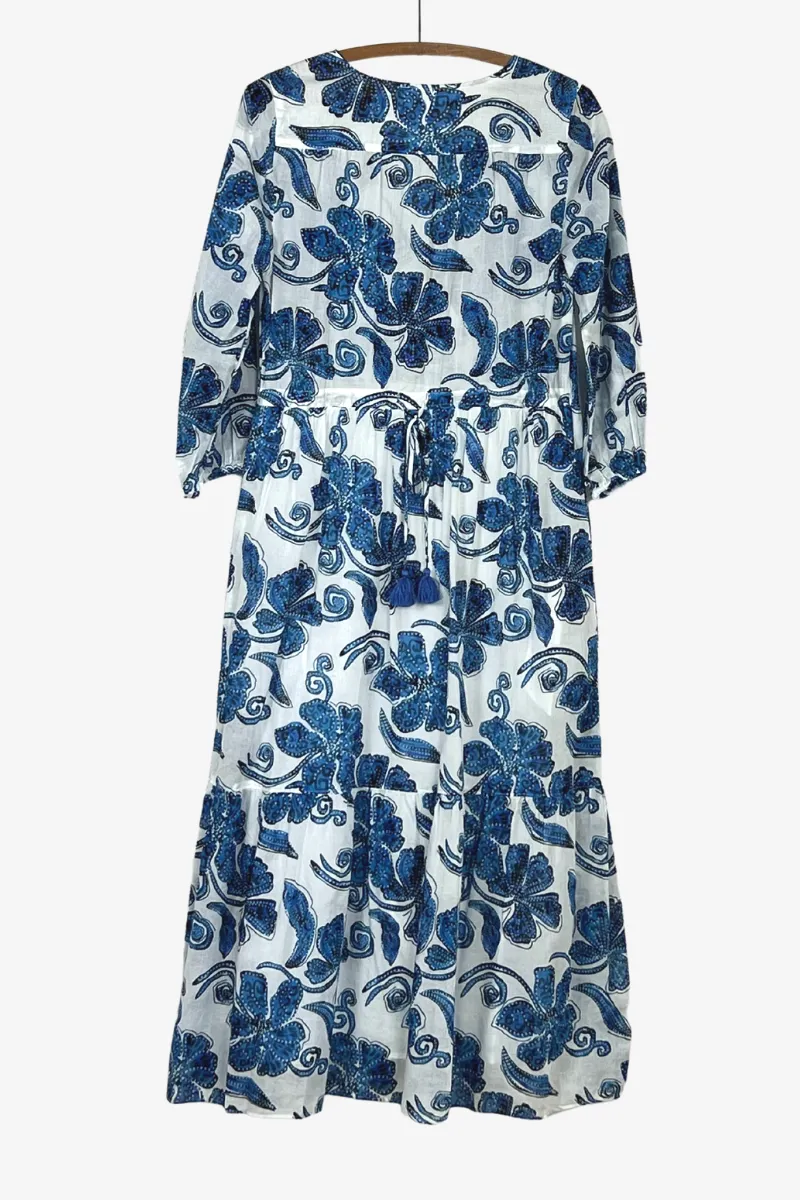 Azura Drawstring Wrap Dress