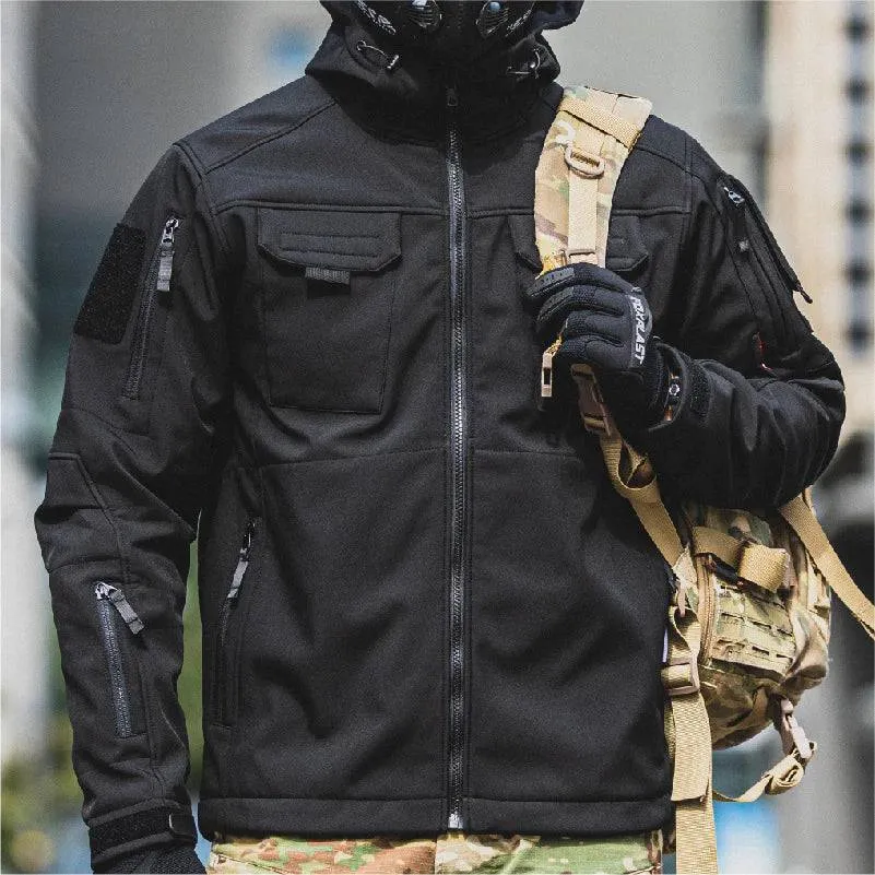 BEETLE 5-in-1 Muti-Pocket Softshell Waterproof Tactical Jacket