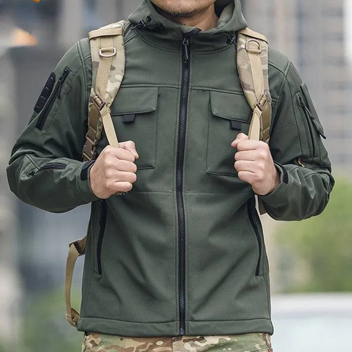 BEETLE 5-in-1 Muti-Pocket Softshell Waterproof Tactical Jacket