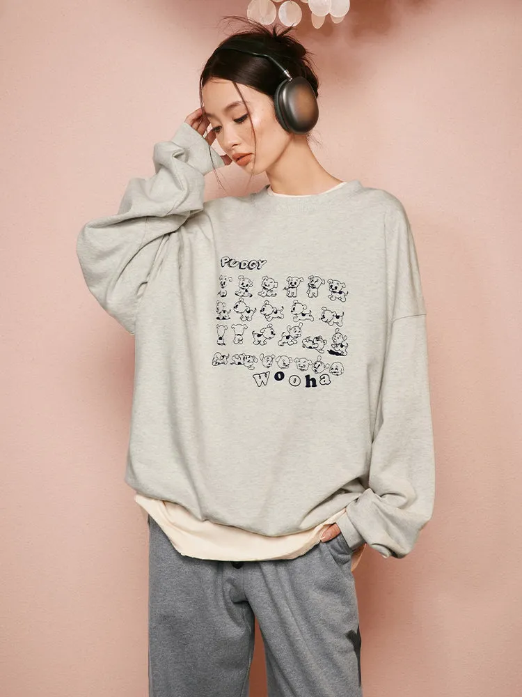 Betty Sweat Cotton Oversize Pullover