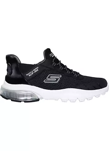 Boys Black Razor Air Hyper-Brisk Slip Ins Trainers by Skechers | Look Again