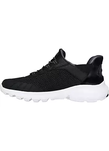 Boys Black Razor Air Hyper-Brisk Slip Ins Trainers by Skechers | Look Again