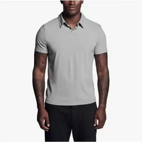 Brushed Stretch Jersey Polo-Maine