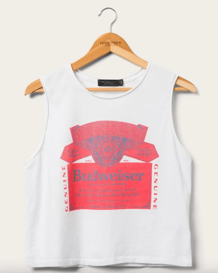 Budweiser Label Muscle Tank