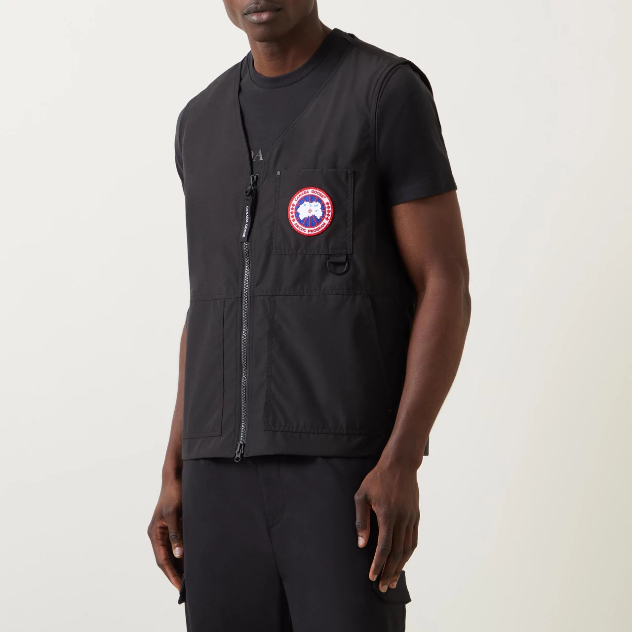 CANADA GOOSE Canmore Logo Gilet - Black