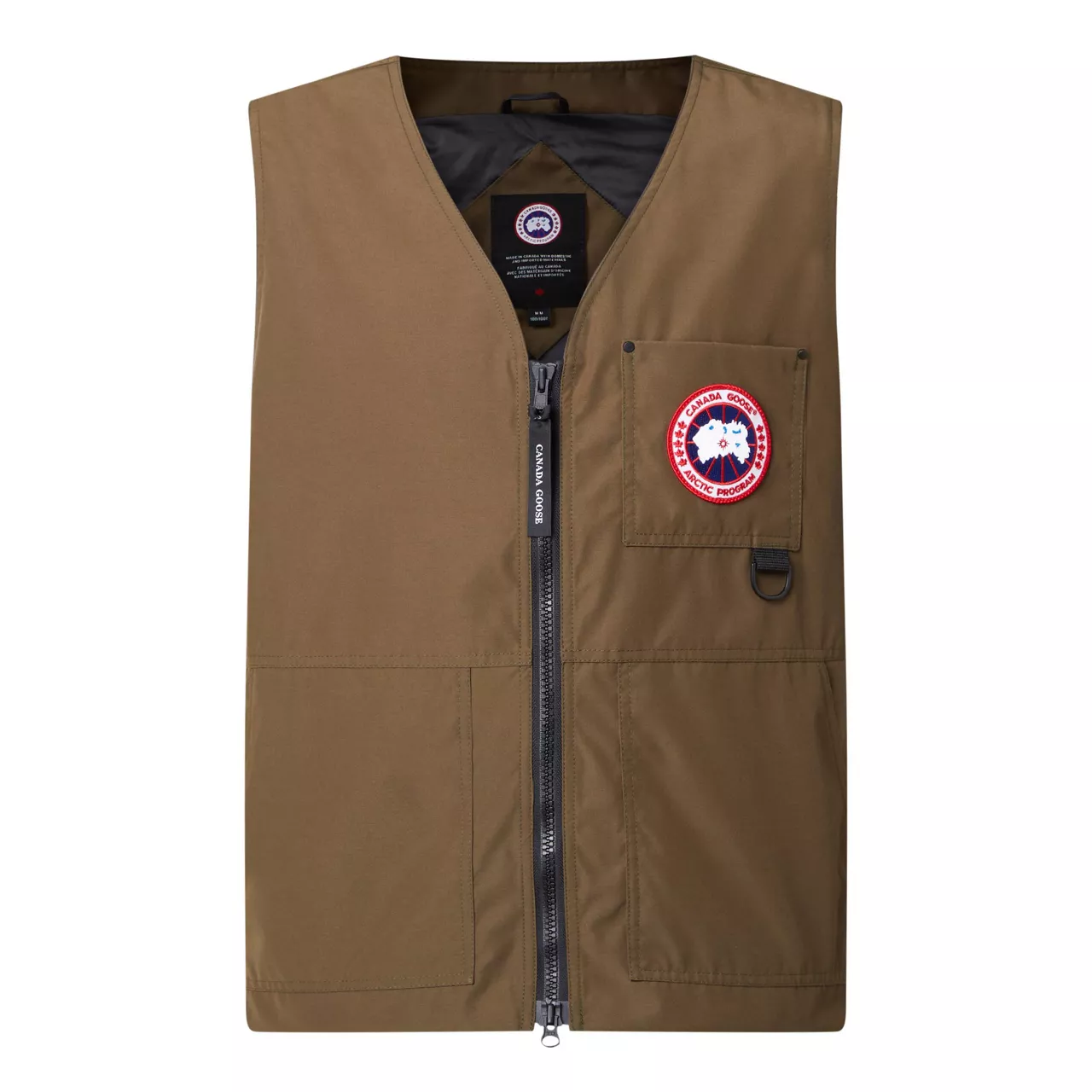 CANADA GOOSE Canmore Logo Gilet - Khaki