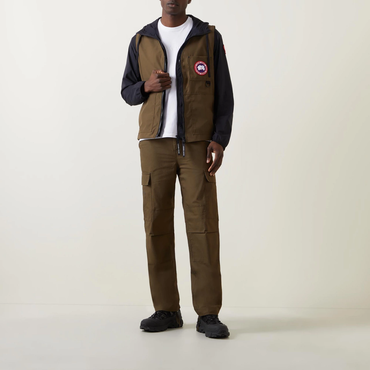 CANADA GOOSE Canmore Logo Gilet - Khaki