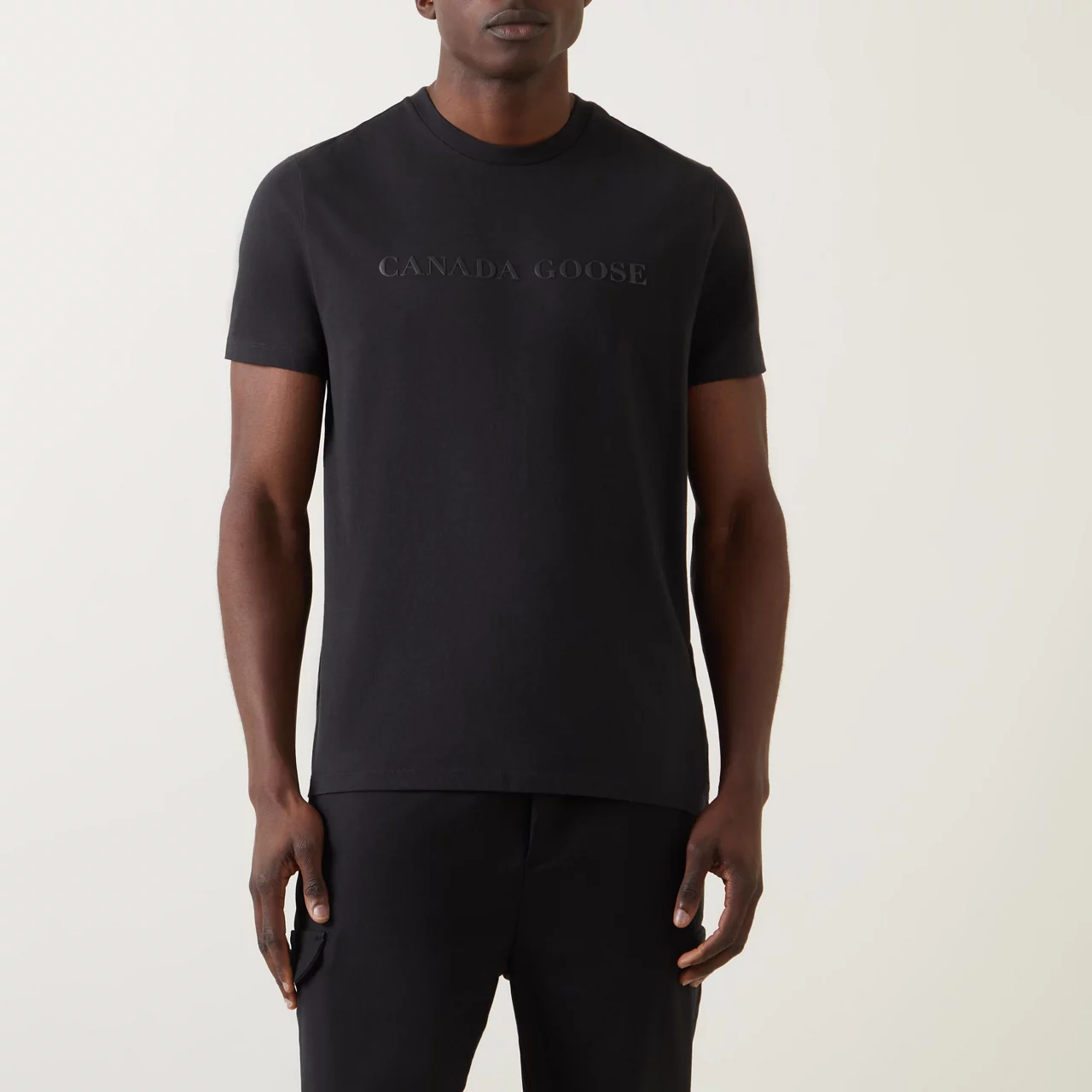 CANADA GOOSE Emerson Logo T-Shirt - Black