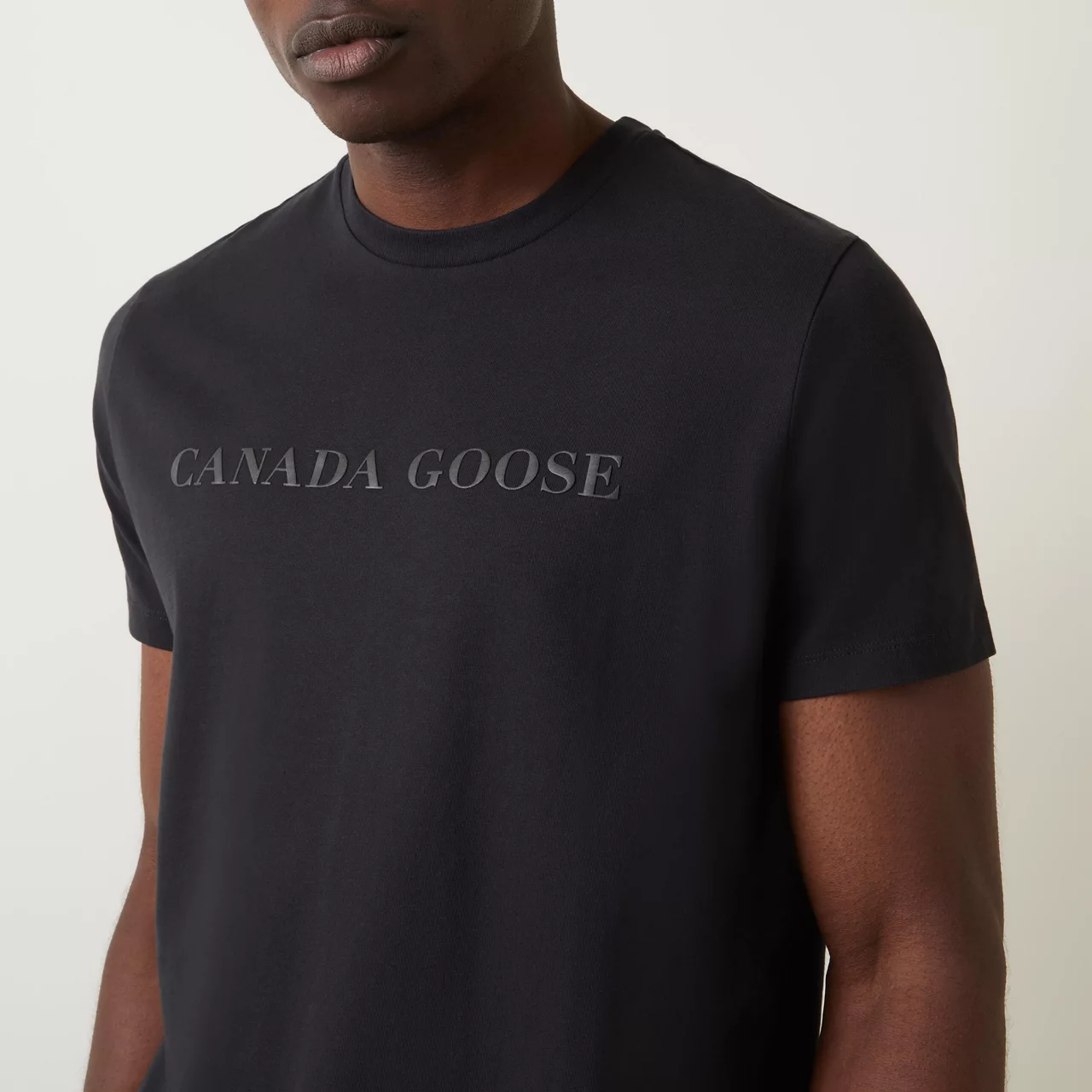 CANADA GOOSE Emerson Logo T-Shirt - Black