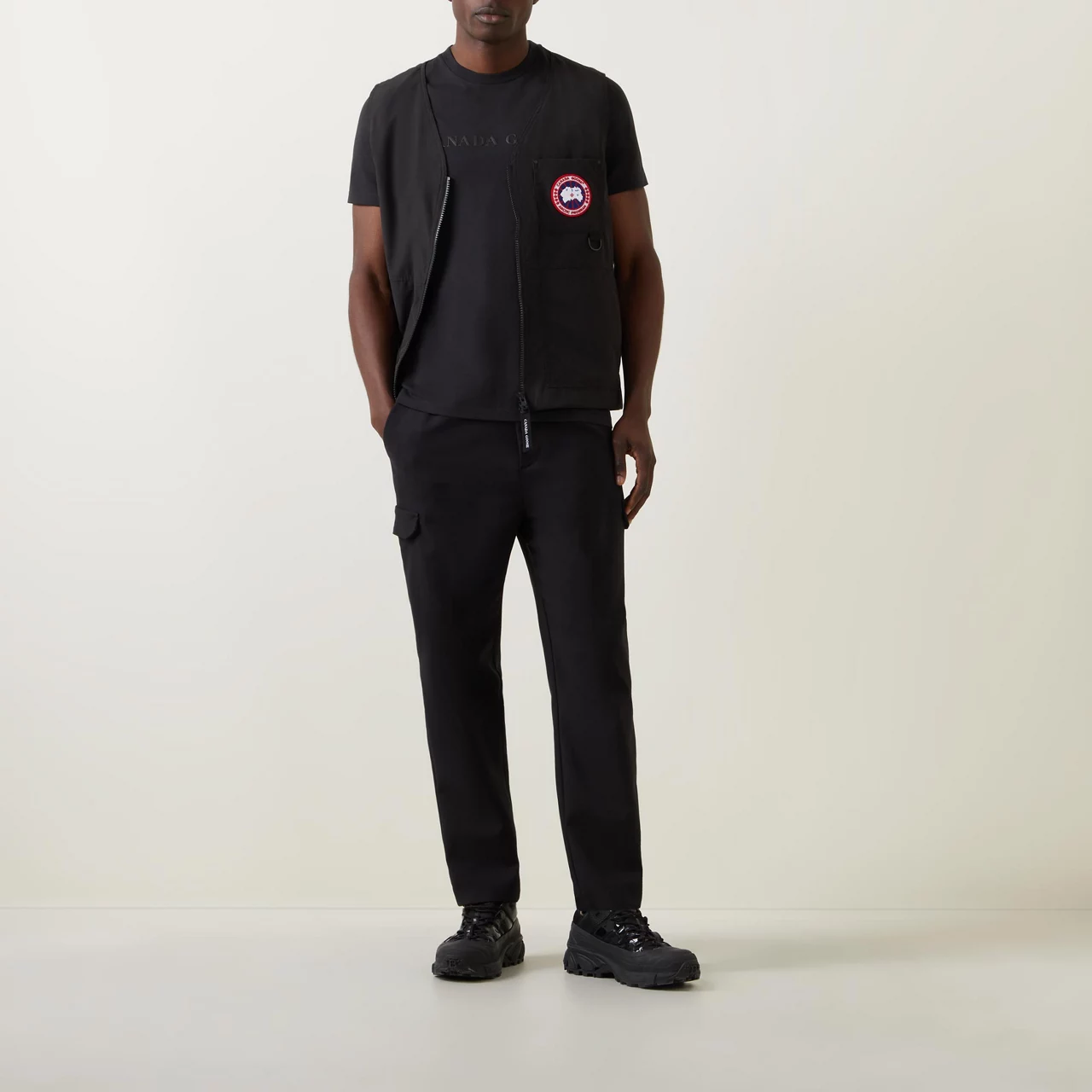 CANADA GOOSE Emerson Logo T-Shirt - Black