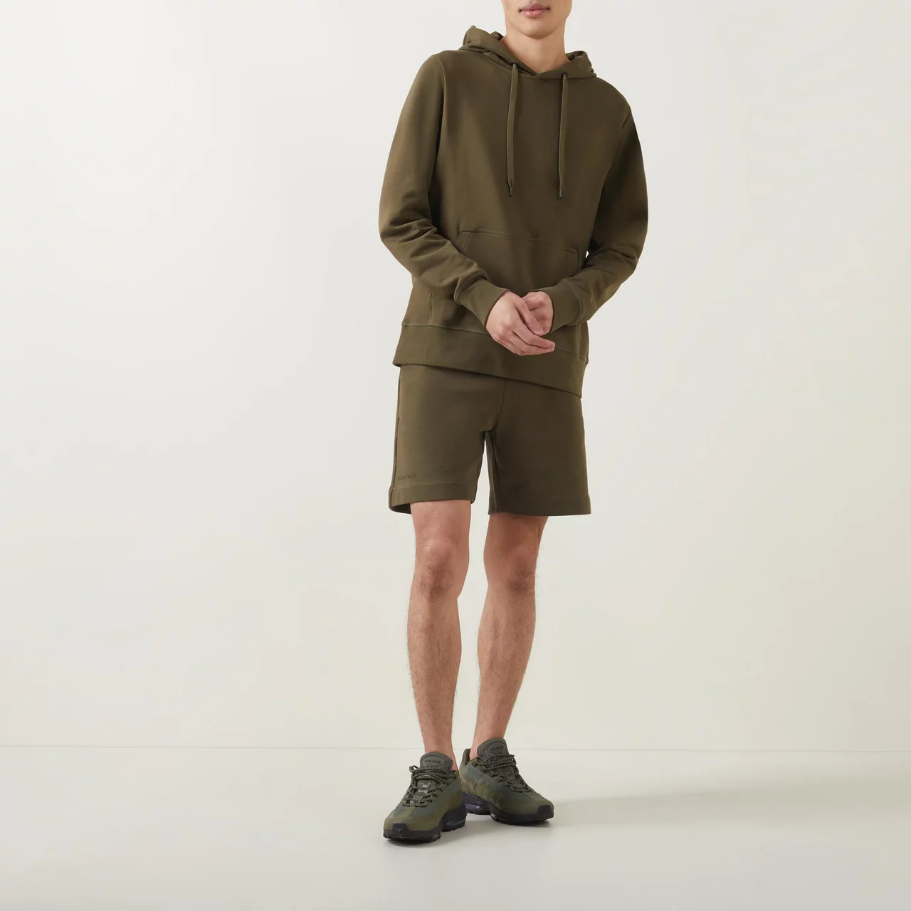 CANADA GOOSE Huron Drawstring Hoodie - Khaki