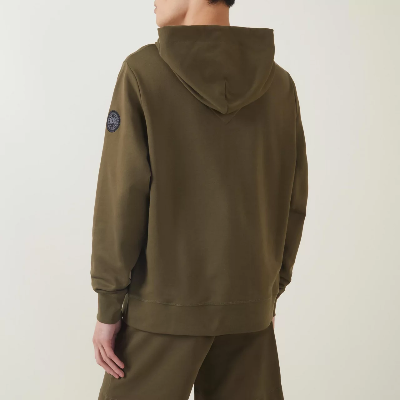 CANADA GOOSE Huron Drawstring Hoodie - Khaki