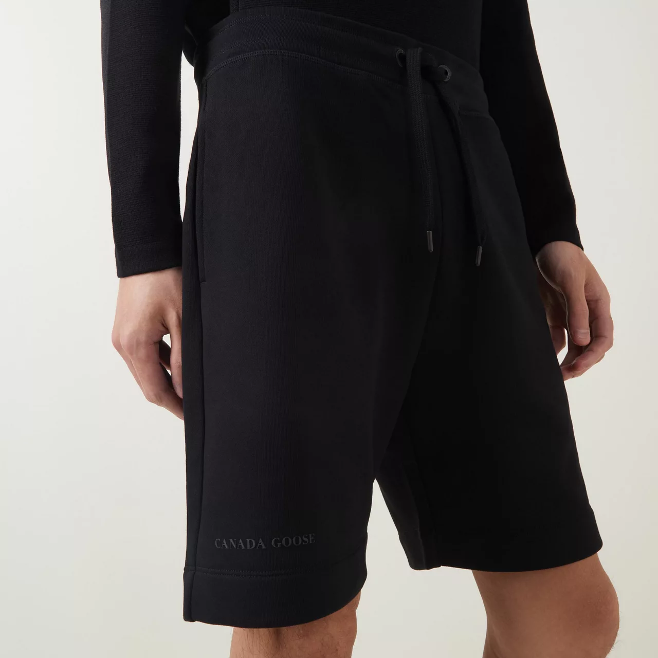 CANADA GOOSE Huron Drawstring Shorts - Black