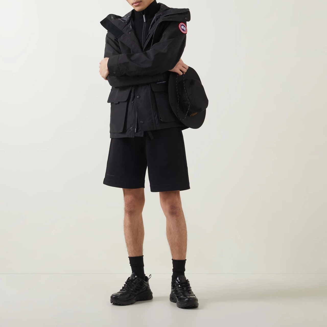 CANADA GOOSE Huron Drawstring Shorts - Black