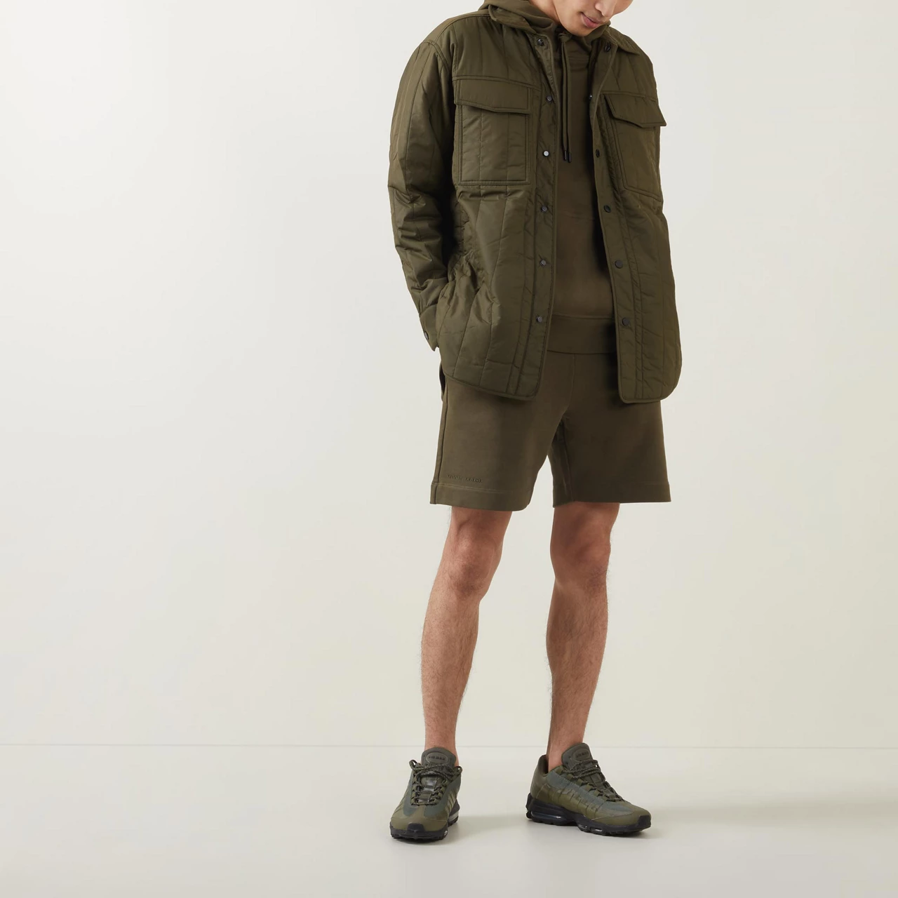 CANADA GOOSE Huron Drawstring Shorts - Khaki