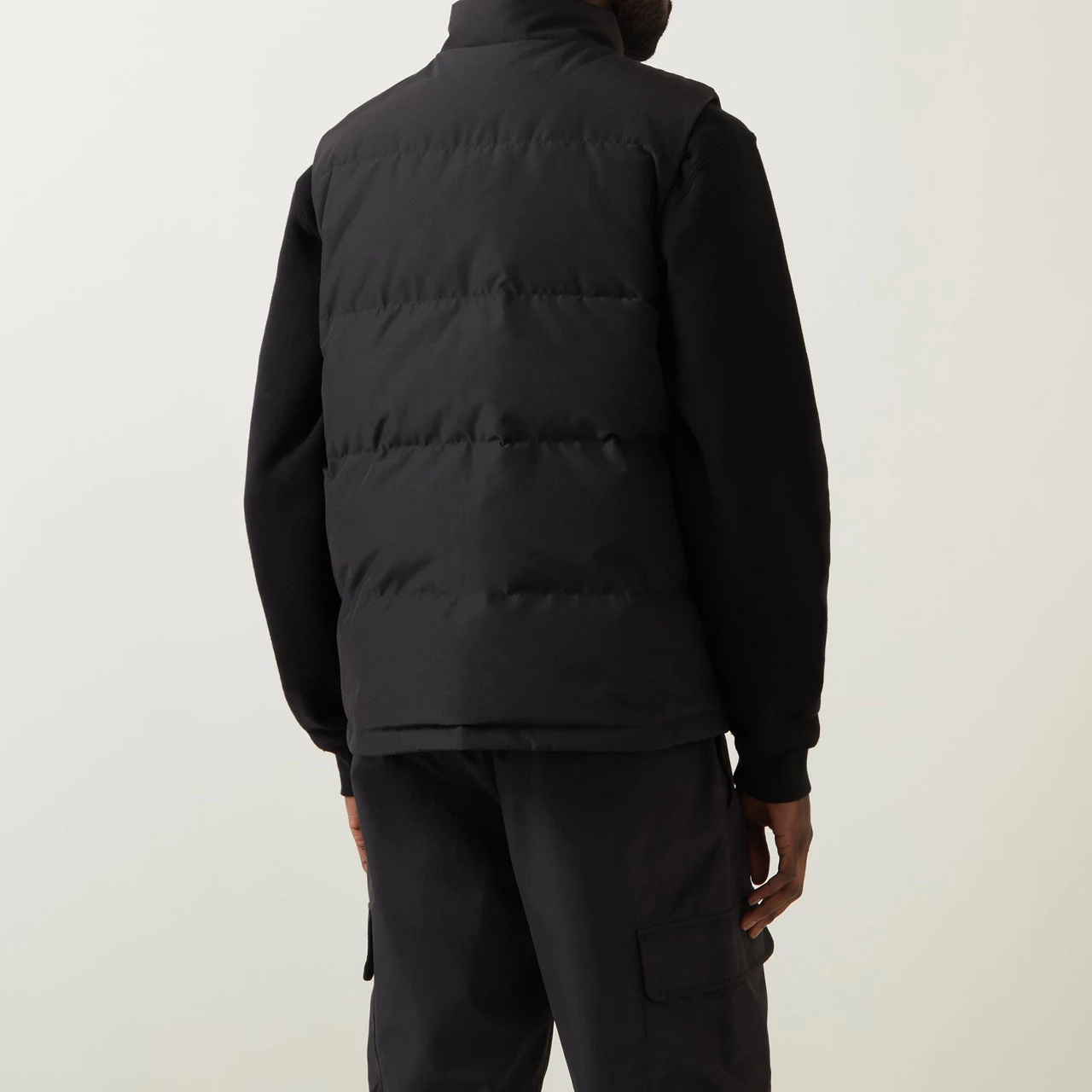 CANADA GOOSE The Sustainable Edit Freestyle Logo Down-Filled Gilet - Black