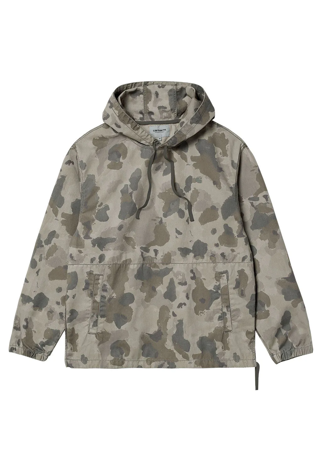 Carhartt WIP - Hooded Carson Pullover - Camo Tide/Thyme Stone Washed