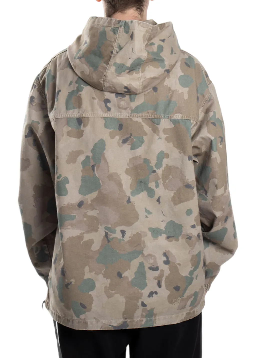 Carhartt WIP - Hooded Carson Pullover - Camo Tide/Thyme Stone Washed