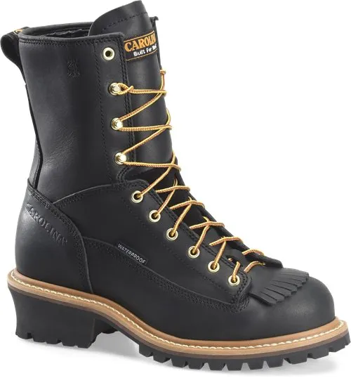 Carolina Men's 8 Steel Toe Waterproof Lace to Toe Logger Boot - CA9825