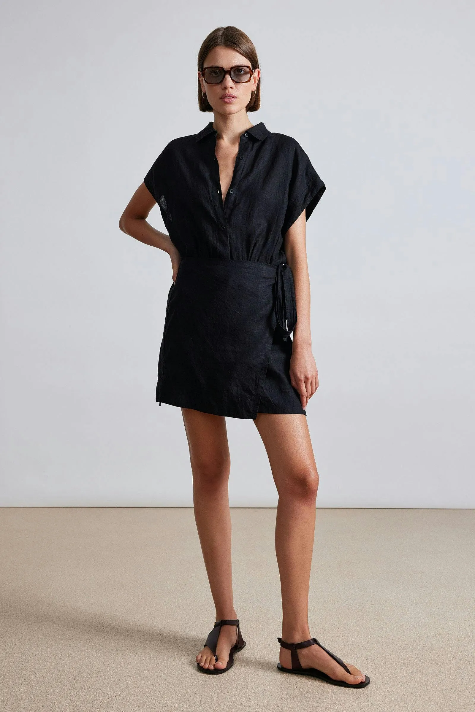 Catania Wrap Mini Dress