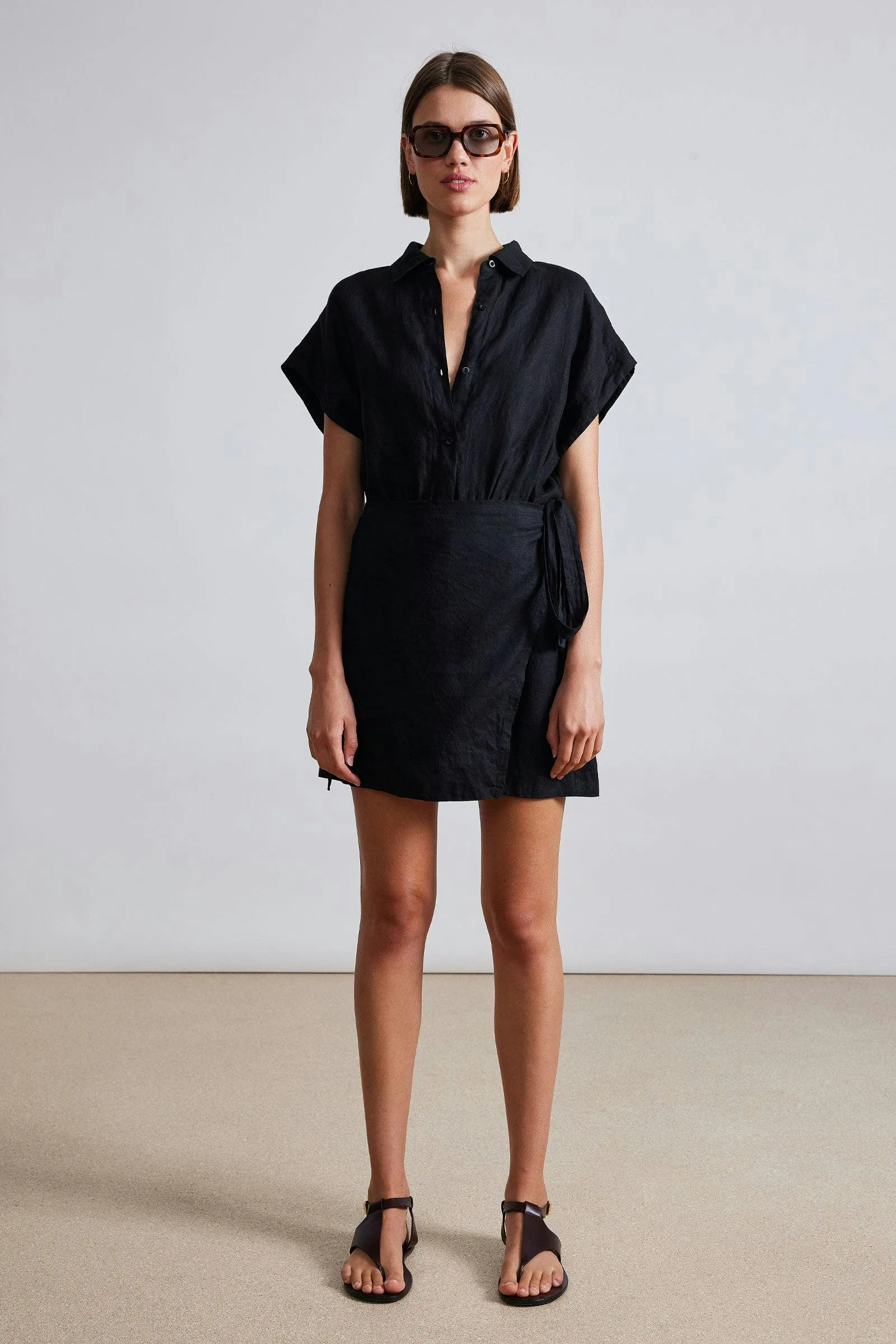 Catania Wrap Mini Dress