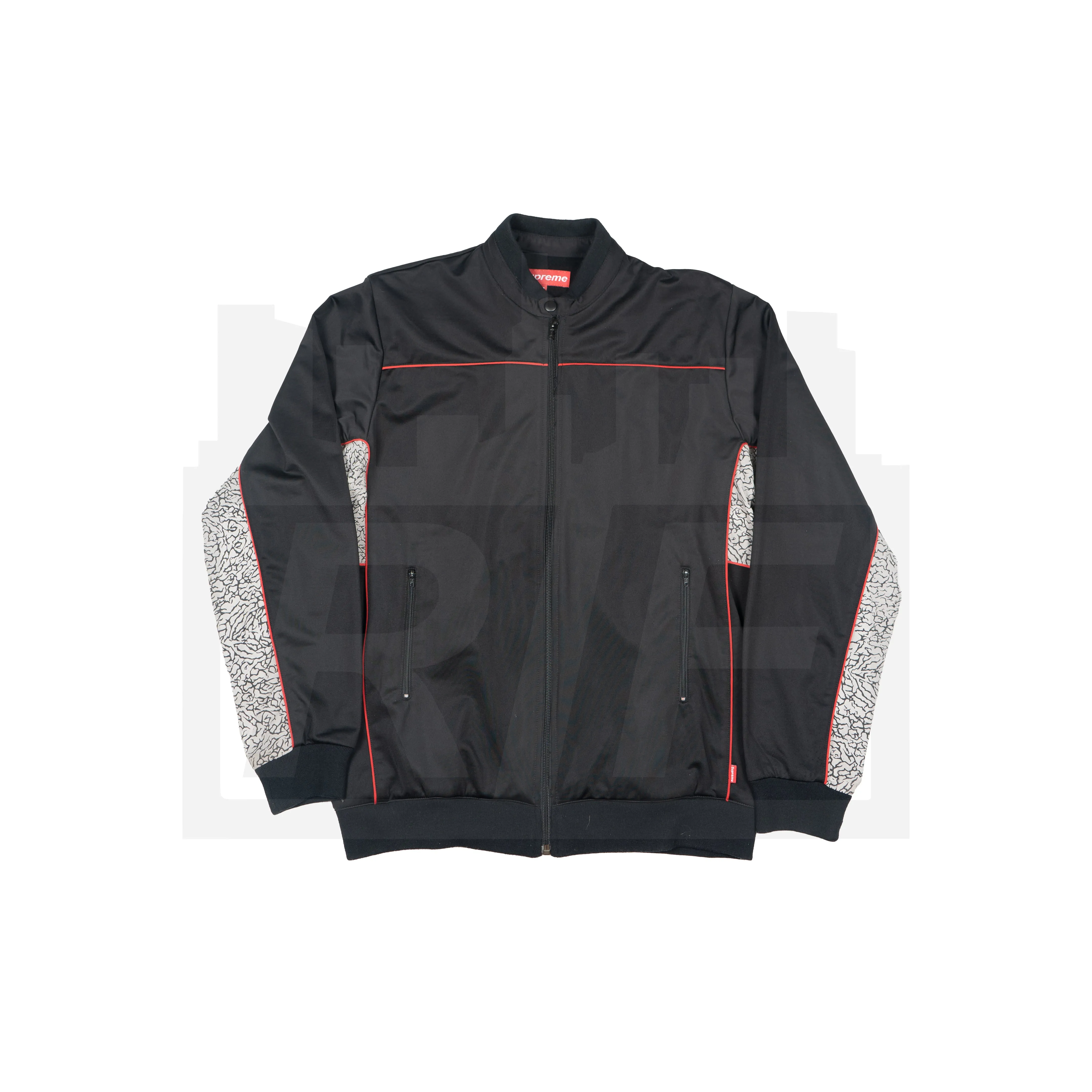 Cement Track Jacket Black (WORN)