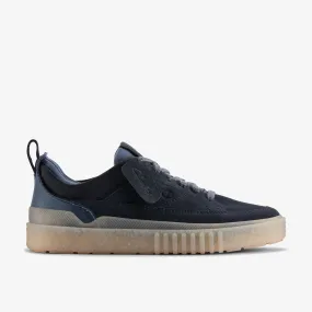 CLARKS | ZAPATOS CASUAL HOMBRE | SOMERSET LACE NAVY SUEDE | AZUL