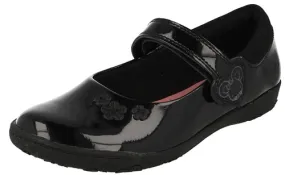 Clarks NIBBLES SAL BLACK PATENT