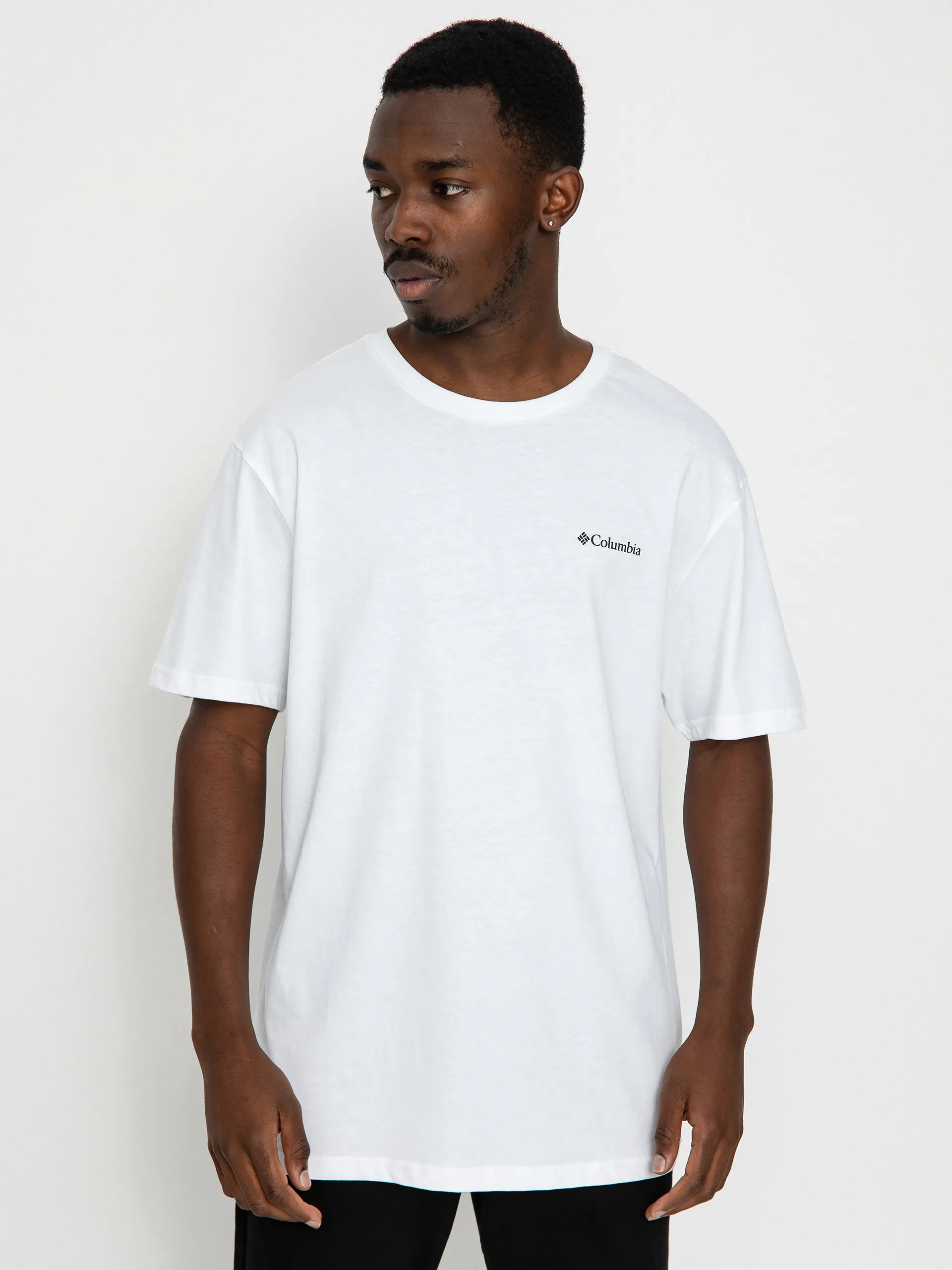 Columbia Basic Logo T-shirt (white/lc csc/branded graphic)