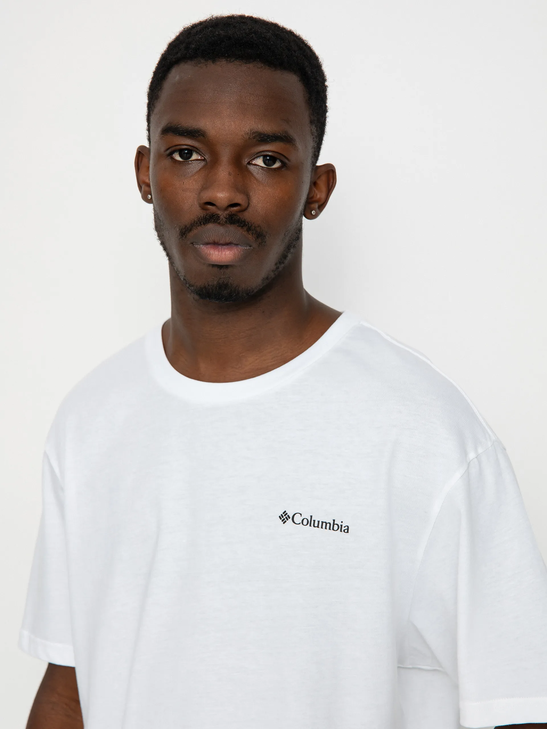 Columbia Basic Logo T-shirt (white/lc csc/branded graphic)