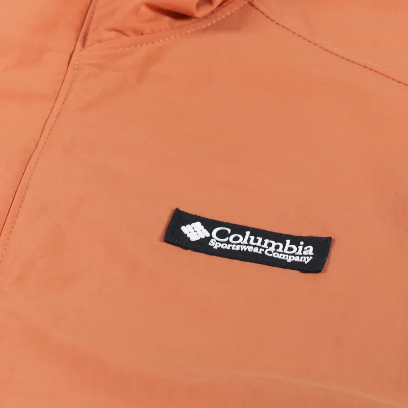 Columbia Deschutes Valley Water Repellant Wind Shell Jacket Desert Orange