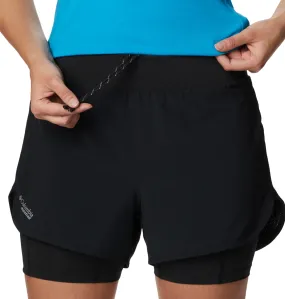 Columbia Women's Endless Trail 2n1 Short Black | Buy Columbia Women's Endless Trail 2n1 Short Black here | Outnorth