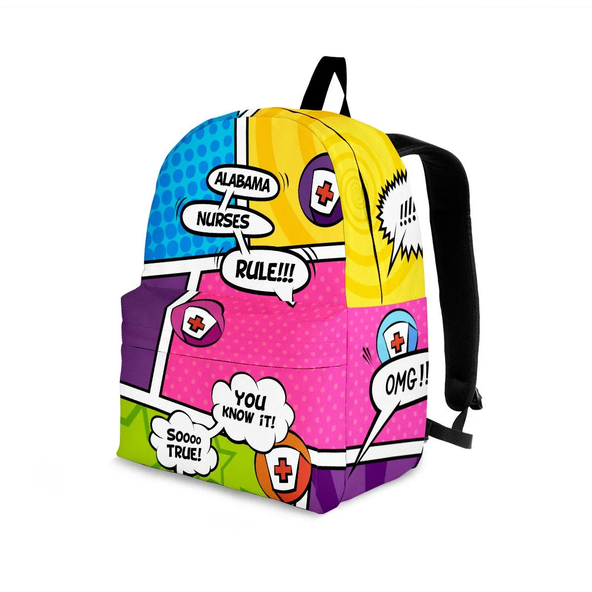 Comic Alabama Nurse Backpack