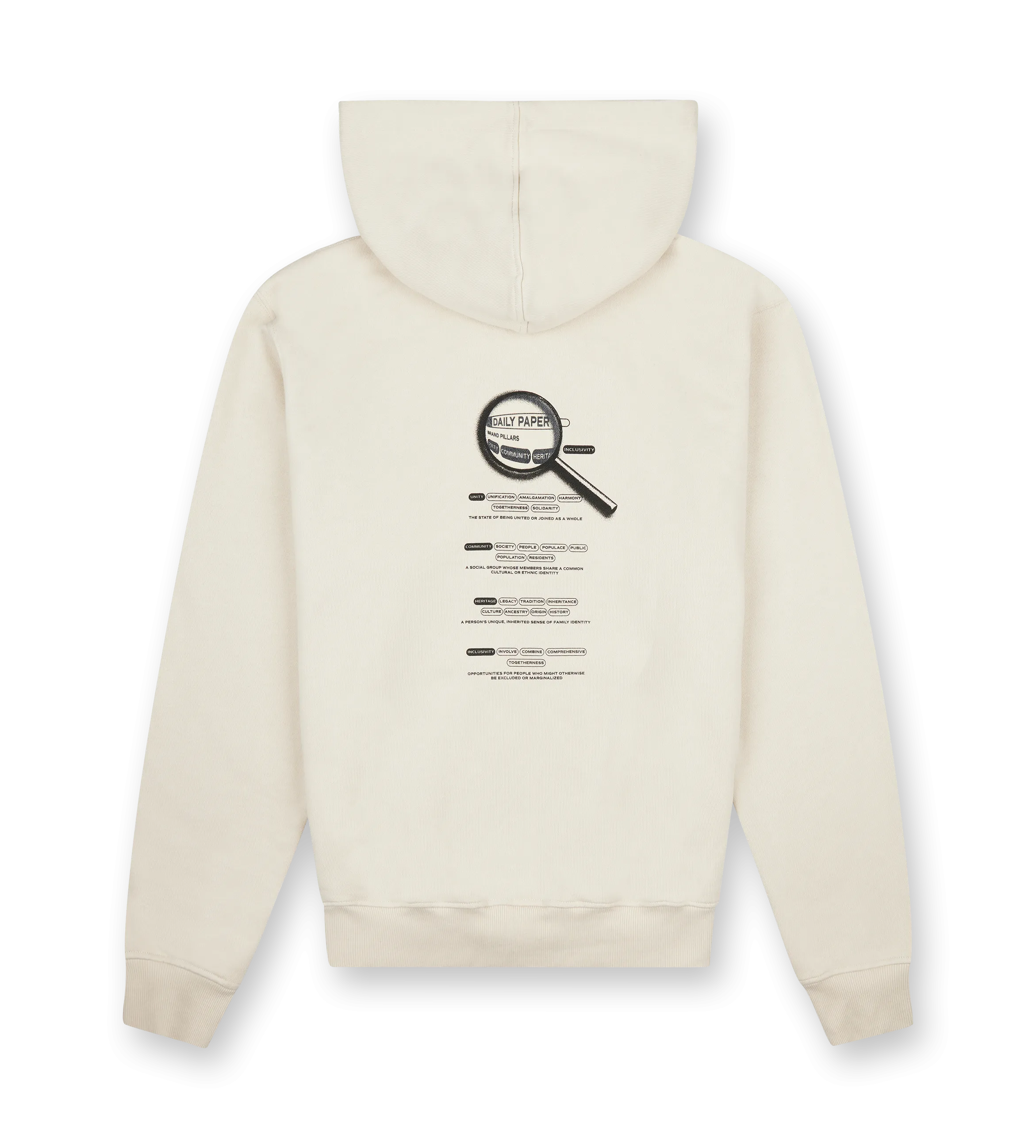 Daily Paper    Search Hoodie Pelican Beige