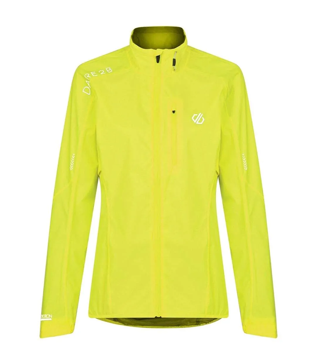 Dare2b Womens/Ladies Mediant Waterproof Shell Jacket (Fluro Yellow) - UTRG4273